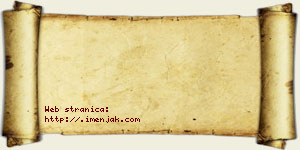 Jana Rančić vizit kartica